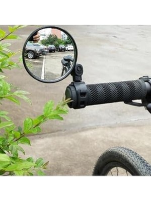 Trendexa Trendyıldızı Geniş Açılı Bisiklet Scooter Aynası Dikiz Ayna Siyah