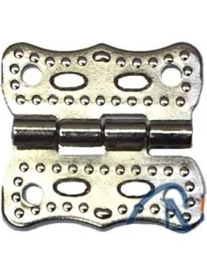Marsilyan™- Papatya Menteşe - Küçük 20X20 Mm, Nikel, 1 Adet