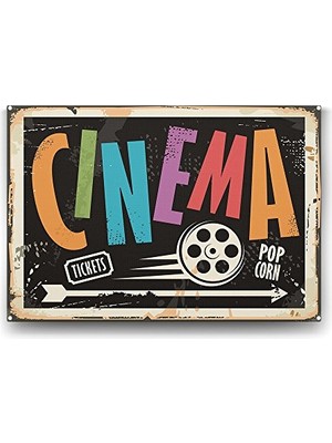 Trendexa Vintage Sinema Konseptli Dekoratif Tablo 140X100 cm