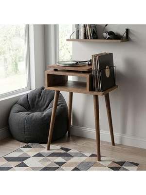 Trendexa 45X35X63 cm Atlantik Çam Pikap Sehpası, Tek Organizerli