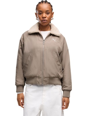 Puma Reversible Blouson Jacket W Bej Kadın Mont