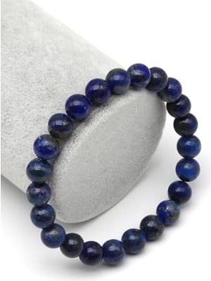 Trendexa Lapis Lazuli Doğal Taş Bileklik 8 mm Küre Kesim