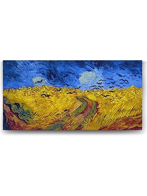 Trendexa Vincent Van Gogh - Wheat Field Tablosu, 100X50 cm