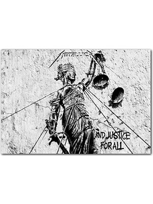 Trendexa Ahşap Tablo, Metallica And Justice For All Albüm Kapağı