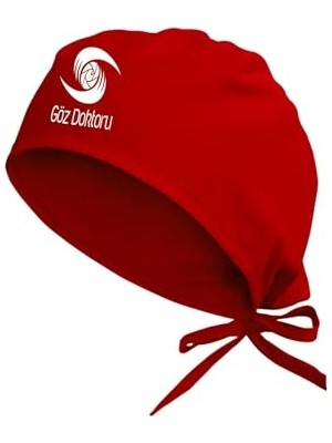 Trendexa Unisex Kırmızı Göz Doktoru Temalı Bandana