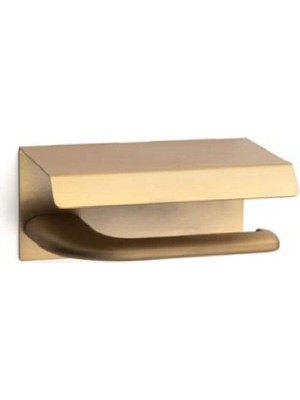 Trendexa Gold Kapaklı Tuvalet Kağıtlığı, 85X118X170 mm