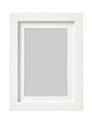 Trendexa 13X18 cm Beyaz Ahşap Çerçeve, Derin Kalın Kenarlı