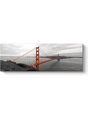 Trendexa San Francisco Köprüsü Panorama Tablosu 150 x 50