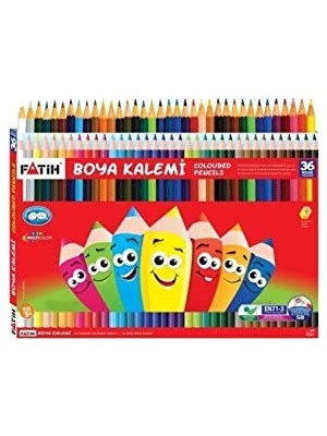 Trendexa 36 Renk, FA33245KB36RTB Tam Boy Renkli Kalemler