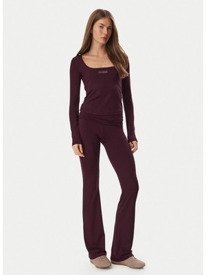 Guess Bordo Kadın Eşofman Altı V6YB24K4713-RGP