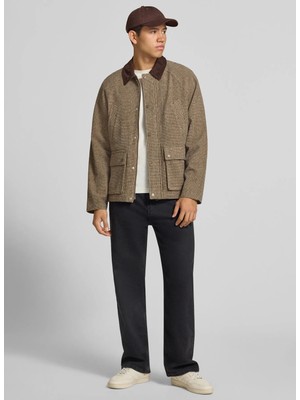 Jack & Jones Açık Kahverengi Erkek Kaz Ayağı Ceket 12300436 Jorsalamanco Barn Jacket