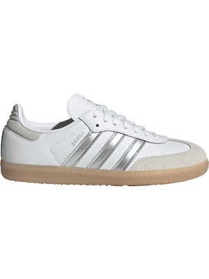 Adidas Beyaz Kız Çocuk Yürüyüş Ayakkabısı KH8366 Samba Og J