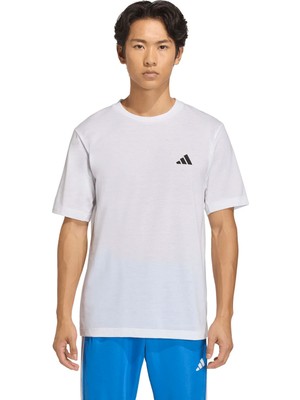 Adidas KD5477 We Fr T Beyaz Bisiklet Yaka Düz Erkek T-Shirt