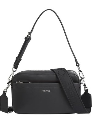 Trendexa Kamera Çantası; Ck Must Dbl Straps W Kadın Çanta, Siyah, Tek Beden