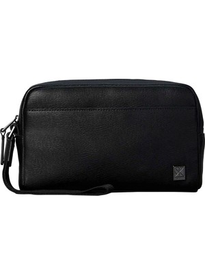 Calvin Klein Siyah Erkek Traş Çantası Emblem Hw Pouch W/ Handle