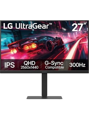 Trendexa 27G640A-B Ultragear Qhd (2560 x 1440) IPS Oyun Monitörü, 300Hz, 1ms, Nvıdıa G-Sync, Amd Freesync Premium, Vesa Displayhdr 400, HDMI 2.1, USB Type-C, Eğim/yükseklik/yuvarlanma/destek