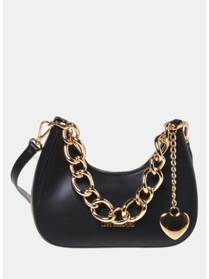 Love Moschino Omuz Çant, Standart, Siyah