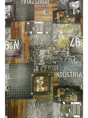 Trendexa Desenli Kendiliğinden Yapışkanlı Kaplama Folyosu 45 cm x 2 mt EFL152