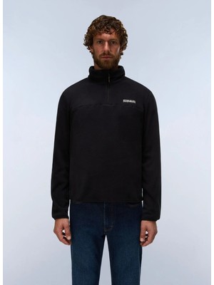 Napapijri T-Dergana Hz Siyah Erkek Polar Sweatshırt