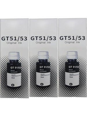 Trendexa Smart Tank 513 Uyumlu Siyah Muadil Mürekkep, 3X90 Ml; Toplam 270 ml