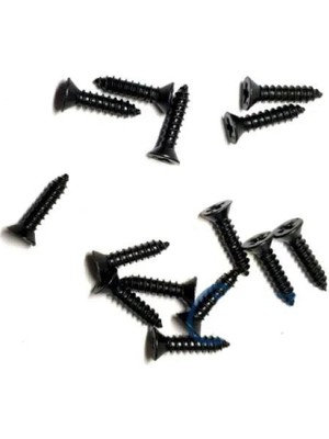 Marsilyan™- Klips, Menteşe, Ayak, Ağaç, Sunta Vidası 2,2x9,5mm - Siyah 1000 Adet