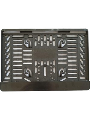 Bezos Çıtalı Kare Plastik Plakalık Motosiklet Plaka Altlığı 25X16CM