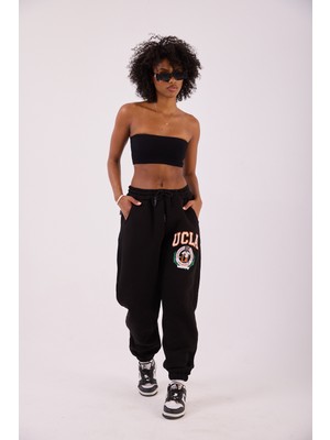 Superblue Kadın Siyah Ucla Basic Jogger Pantolon