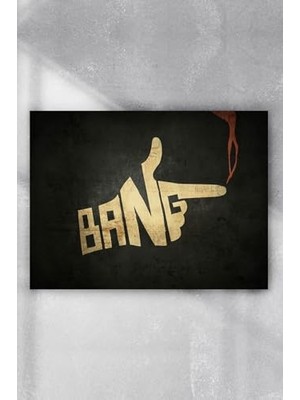 Trendexa PSTER2767 Bang Eğlenceli Mizahi Poster (80X115 Cm)