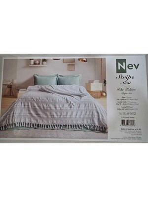 Özdilek (Nev) Pike Takımı Stripe Mint