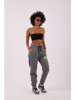 Superblue Kadın Gri Boston Basic Jogger Pantolon