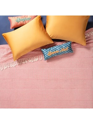 Trendexa Baklan Fuşya Tek Kişilik Tencel-Cotton Pike