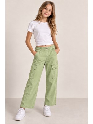 Ugly Duck Kargo Cepli Pantolon - Yeşil 08-14 Yaş