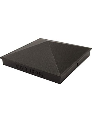 Trendexa PCP03 Piramit Direk Kapağı, 5 1/2 "x 5 1/2", Siyah