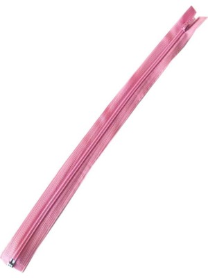 Angel Çanta Aksesuar Pembe Renk 40 cm Plastik Diş Fermuar FD21