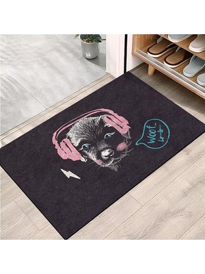 Trendexa Kapı Önü Paspası, Modern ve Şık, Ev, Ofis ve Dış Mekân Kullanımı Için (Woof Style) 45X65