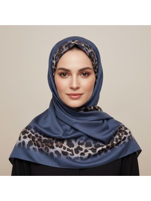 Bonjela Soft Zarif Leopar Desenli Moda Trend Şal