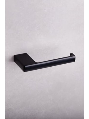 Trendexa Flat Tuvalet Kağıtlığı Siyah Renk 67X21X151 mm