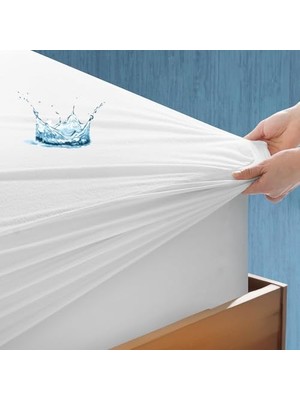 Trendexa %100 Pamuk Sıvı Geçirmez Fitted Bebek Alez Yatak Koruyucu, 160 x 200