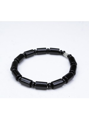 Blackcraft Oltu Taşı Kesme Model Bileklik