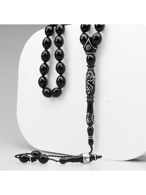Blackcraft Oltu Taşı  Özel Seri hat Işçilikli Imame Tespih