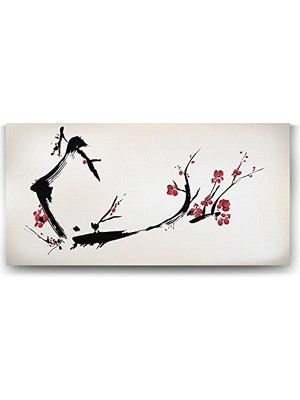 Trendexa Japon Çizim Sanatı Panoraması 160X80 cm Tablo