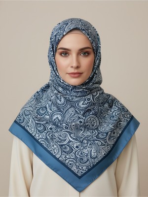 Polo Craft Zarif, Yaprak Desenli Soft Şal 70 X180
