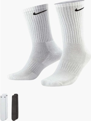 Nike SX7664-964 Everyday Cushioned Crew Antrenman Çorapları (3 Çift)