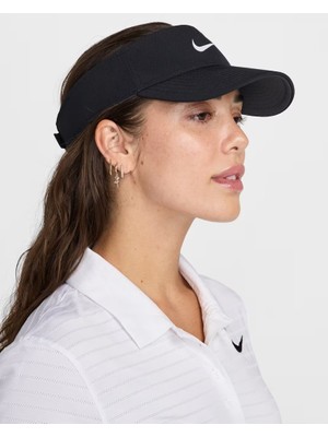 Nike HJ3689-010 Ace Dri-Fıt Siperlik - Siyah