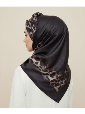 Bonjela Soft Zarif Leopar Desenli Moda Trend Şal 70 X180