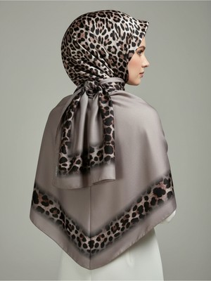 Bonjela Soft Zarif Leopar Desenli Moda Trend Şal 70 X180
