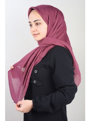 Bonjela Düz Renk Bambu Kraş Eşarp - Desen-01 - Renk-22 -94