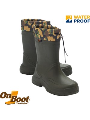 ONBOOT Onboot Eva Hafif Su Geçirmez Kısa Bağlı Av İş, Yağmur Bahçe Çizmesi 2006