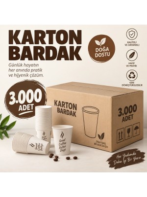 7.oz Karton Bardak 3000 Adet Kaliteli Sızdırmaz