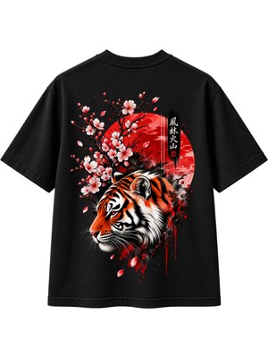 Kurenai Tiger Oversize T-Shirt